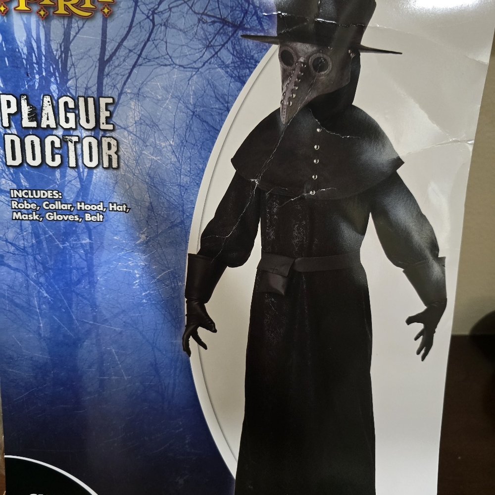 Medium spirt halloween plague doctor size 8 to 10 child
